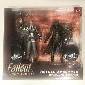 McFarlane Toys Fallout New Vegas Riot Ranger Armor and Benny Survivor 2 Pack NEW